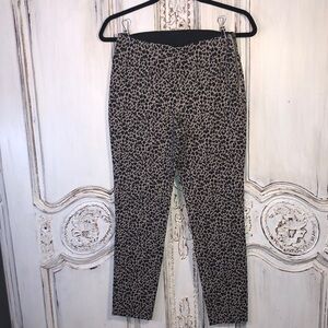 a.new.day Animal Print Elastic Waistband Legging Size 2